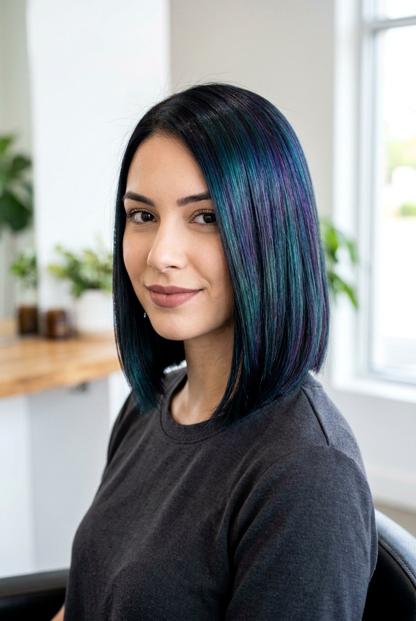 Short Hair Oil Slick Hair Color - 20 oil slick hair color - 20 oil slick hair color