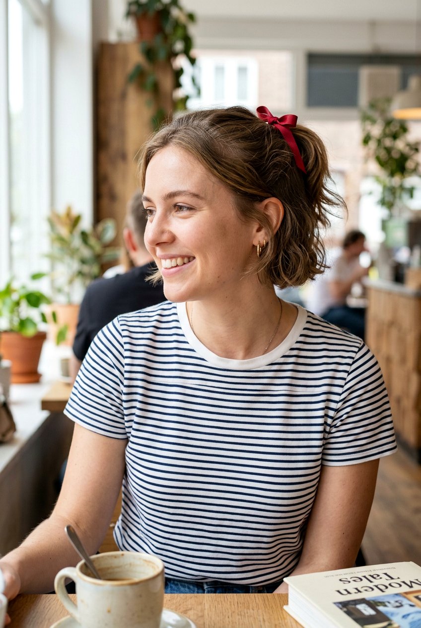Short Hair Ponytail - 20 hair bow ponytail hairstyle - 20 hair bow ponytail hairstyle