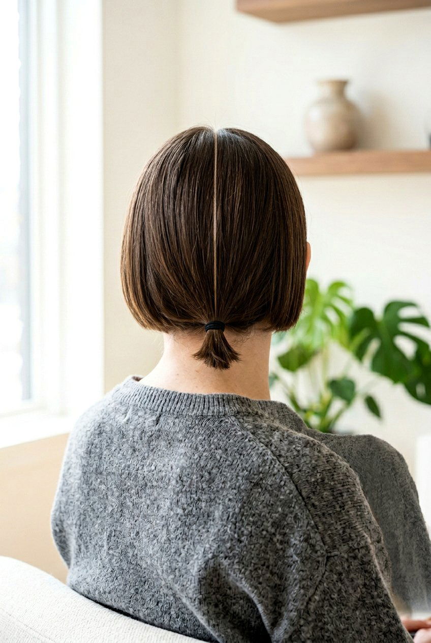 Short Hair Ponytail - 20 clean girl middle part ponytail - 20 clean girl middle part ponytail