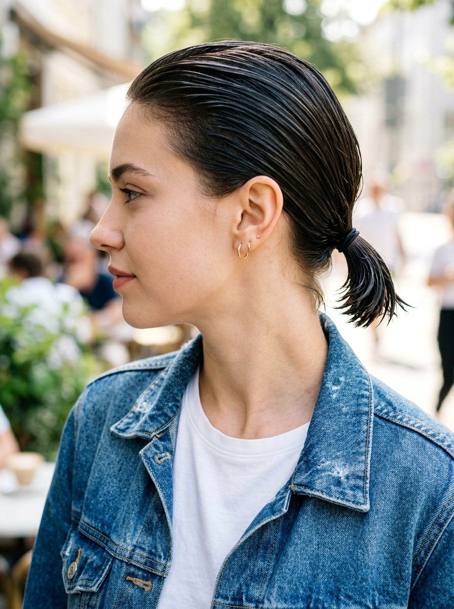 Short Hair Wet Look Ponytail - 20 wet look ponytail hairstyle - 20 wet look ponytail hairstyle