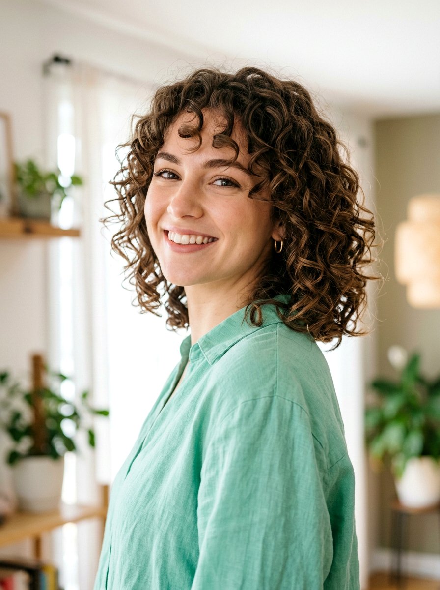 Short Hair with Soft Curls - 20 quick office hairstyle for short hair - 20 quick office hairstyle for short hair