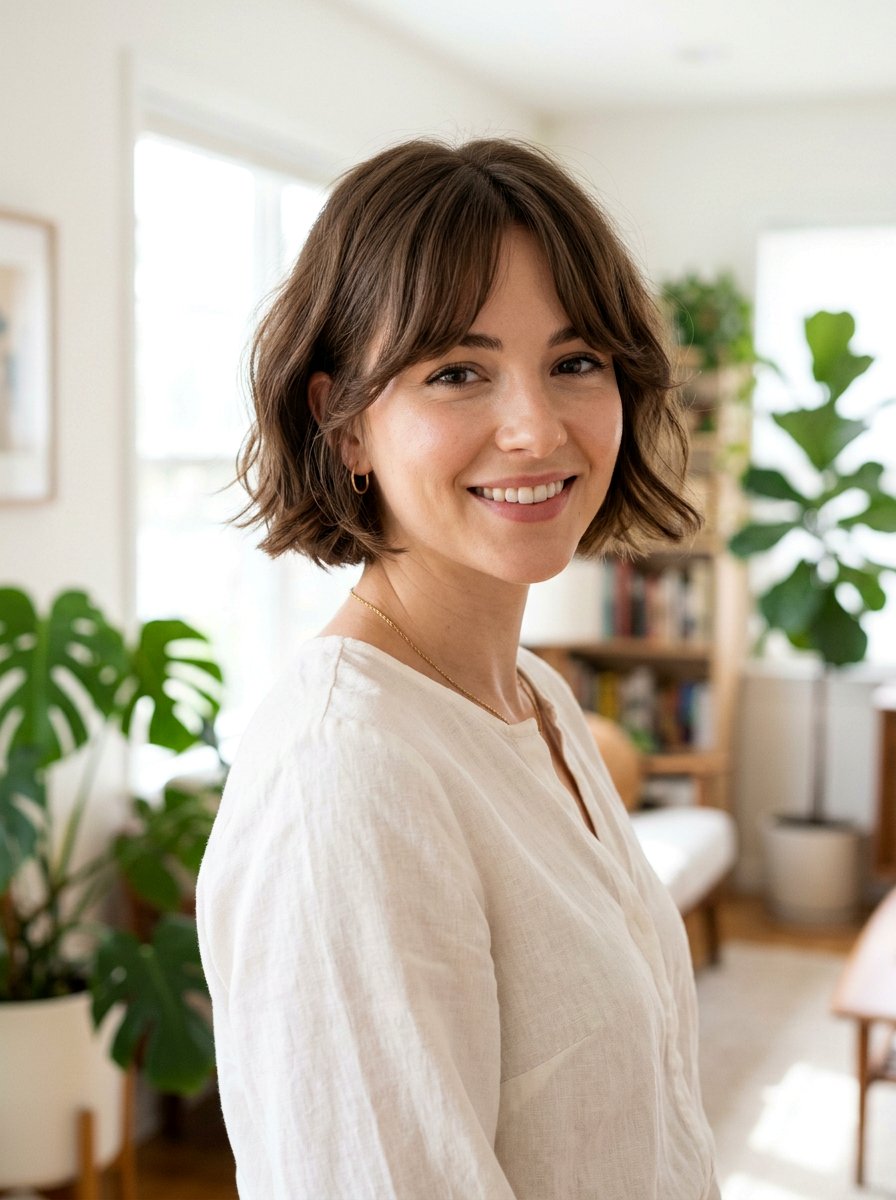 Short Haircut With Curtain Bangs For Heart Shaped Face - 20 short haircut for heart shaped face women - 20 short haircut for heart shaped face women