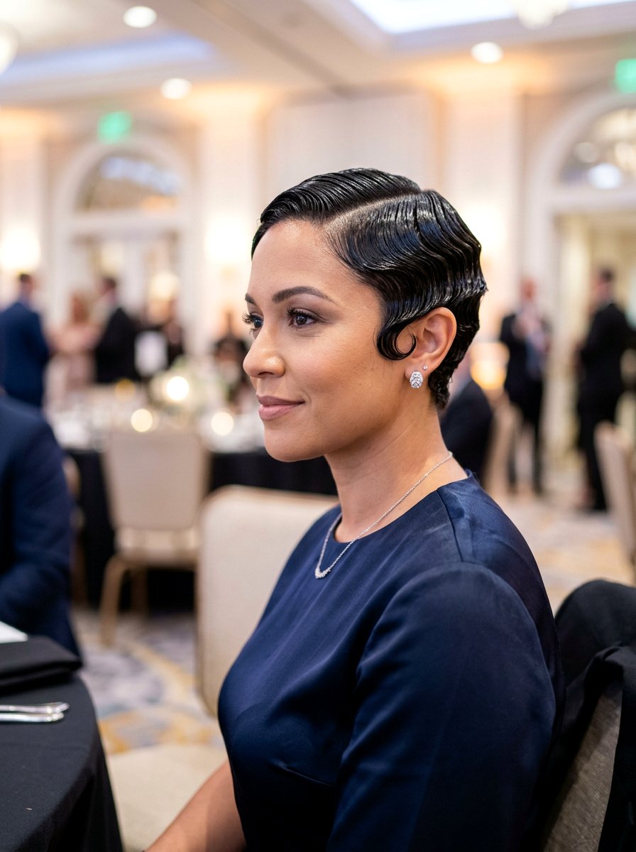 Short Haircut With Finger Waves - 20 polished short haircut for women - 20 polished short haircut for women