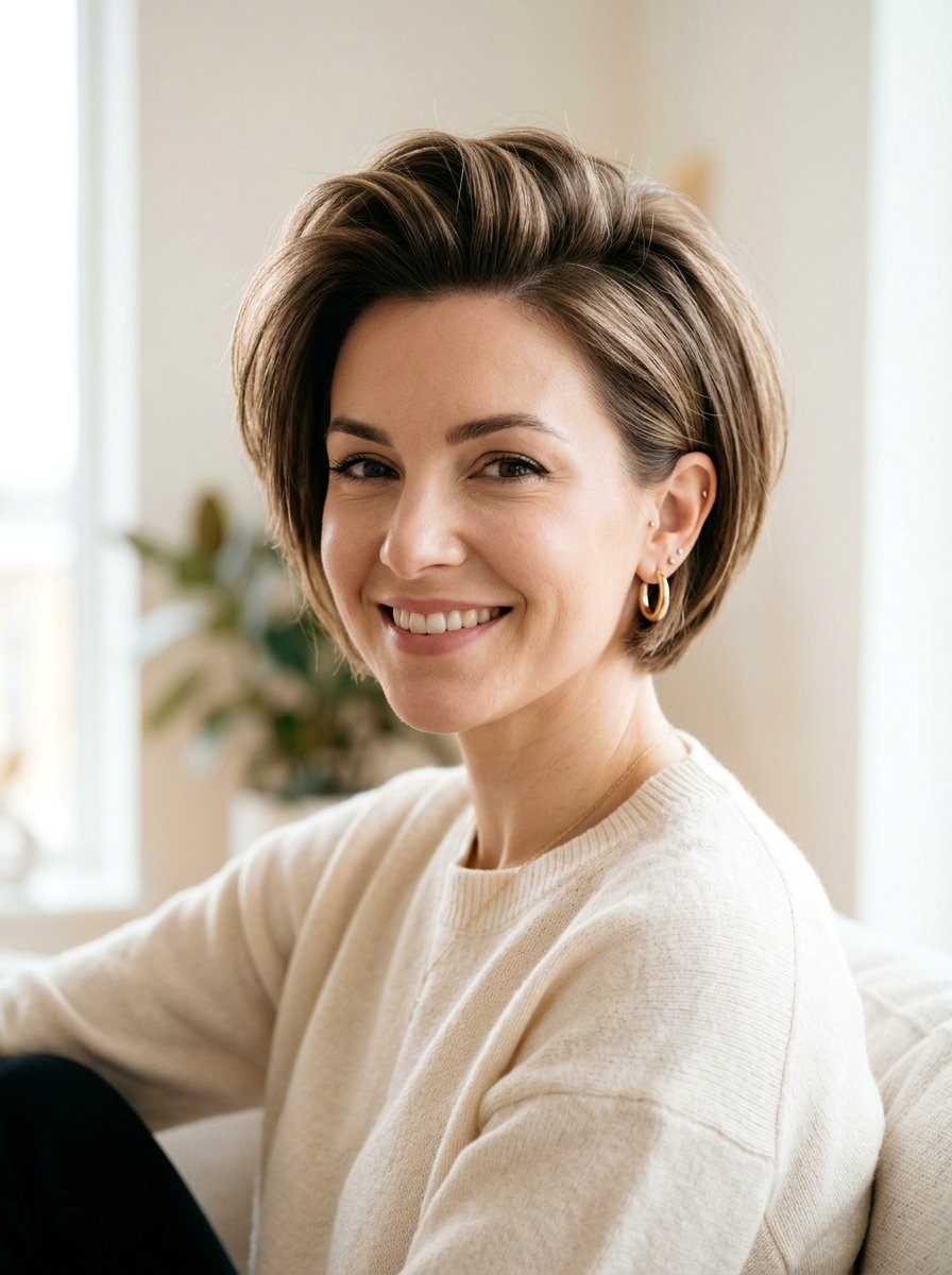 Short Haircut With Volume At Crown For Heart Shaped Face - 20 short haircut for heart shaped face women - 20 short haircut for heart shaped face women