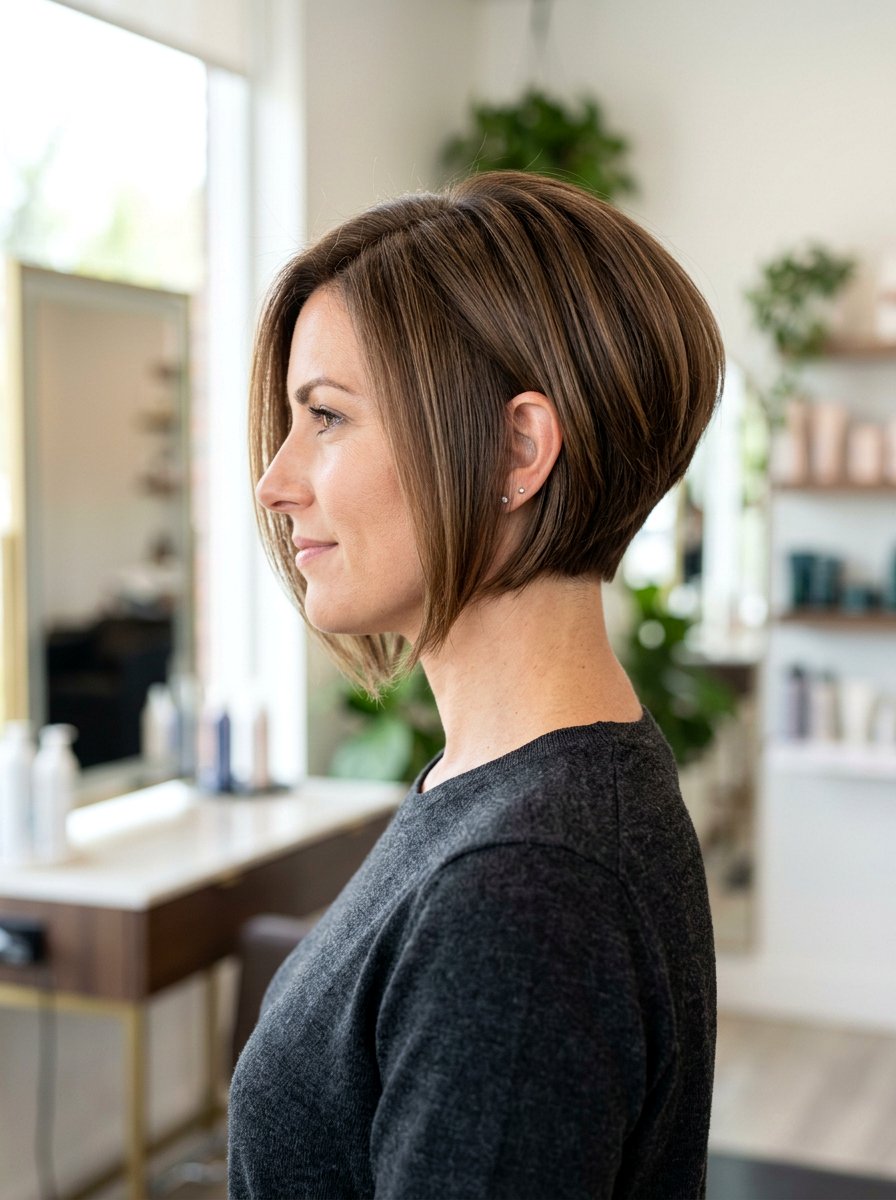 Short Inverted Bob With Tapered Back - 20 short haircut with tapered back - 20 short haircut with tapered back