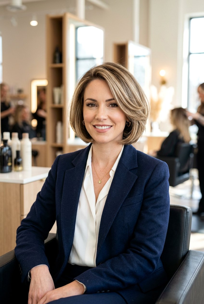 Short Layered Blowout Bob Haircut - 20 layered blowout haircut - 20 layered blowout haircut