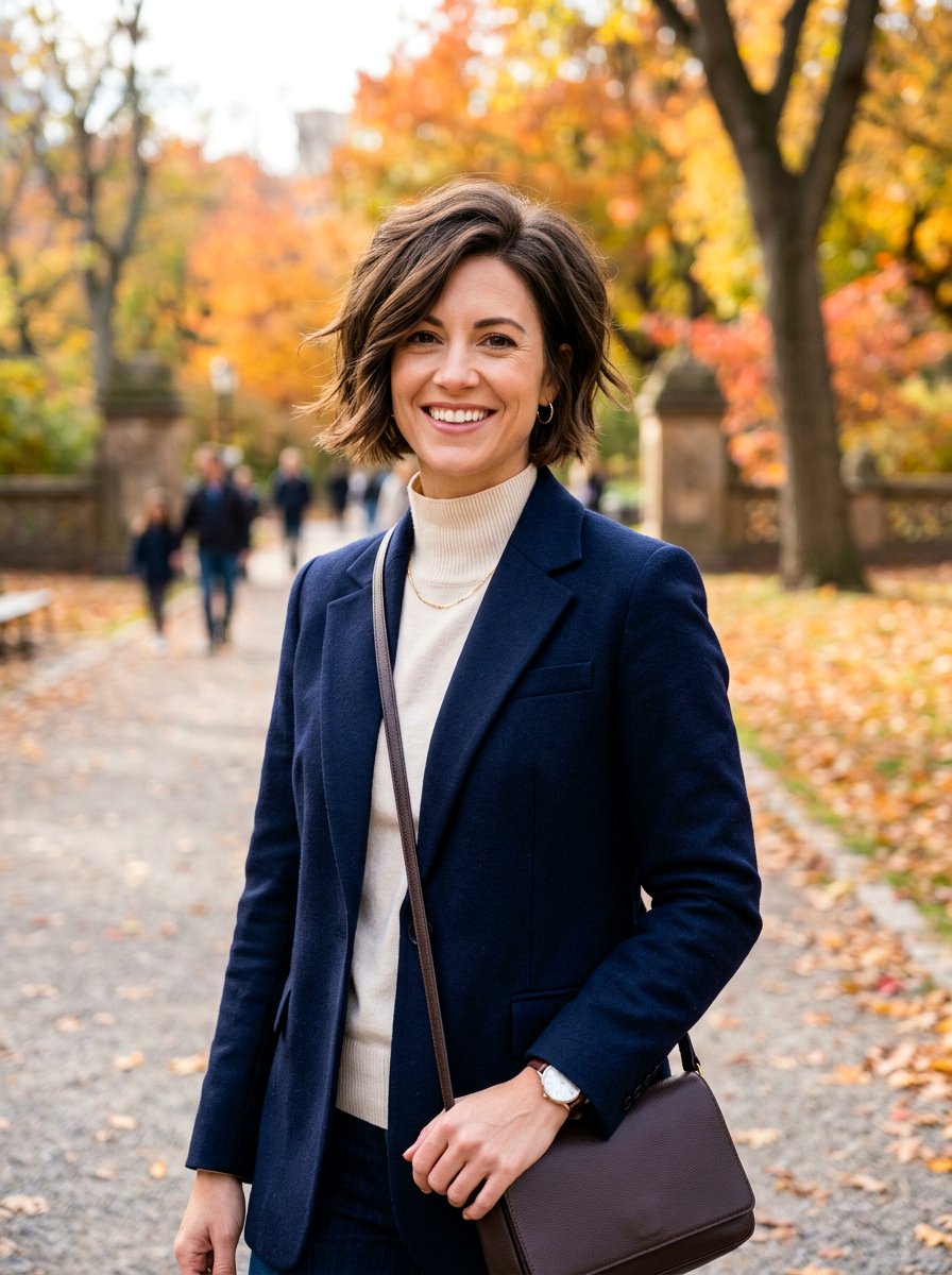 Short Layered Bob - 20 office hairstyle for mature women over 50 - 20 office hairstyle for mature women over 50