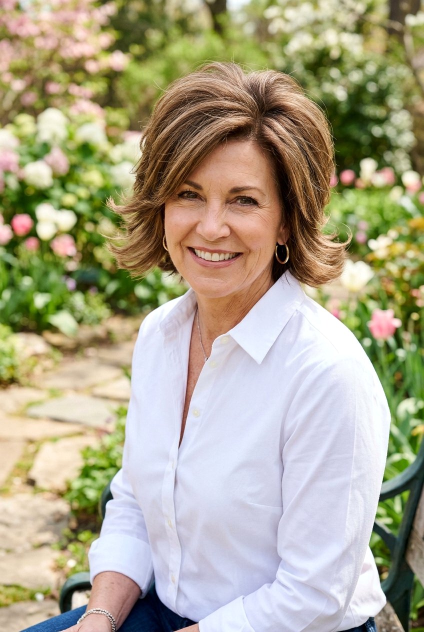 Short Layered Bob - 20 bouncy hairstyle for mature women - 20 bouncy hairstyle for mature women