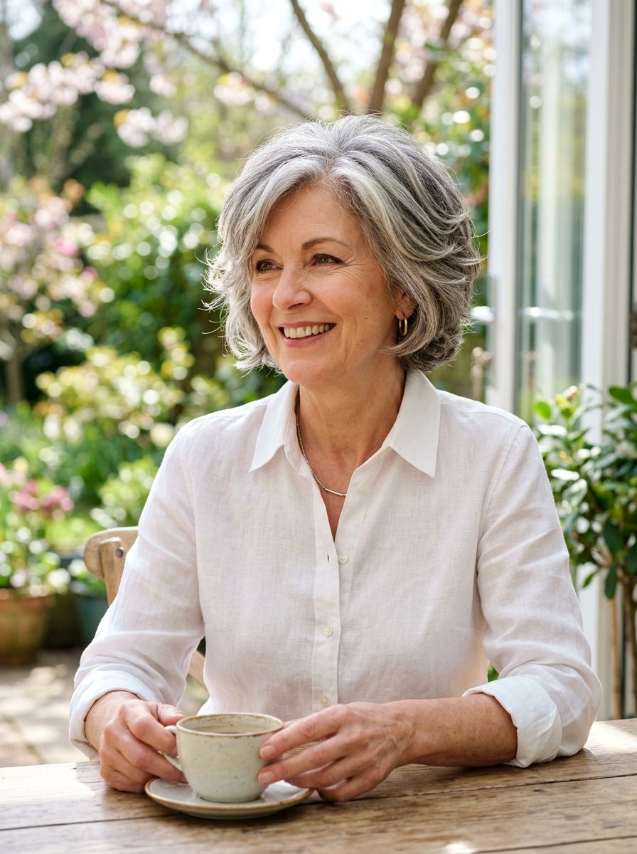 Short Layered Bob - 20 easy hairstyle for mature women over 50 - 20 easy hairstyle for mature women over 50