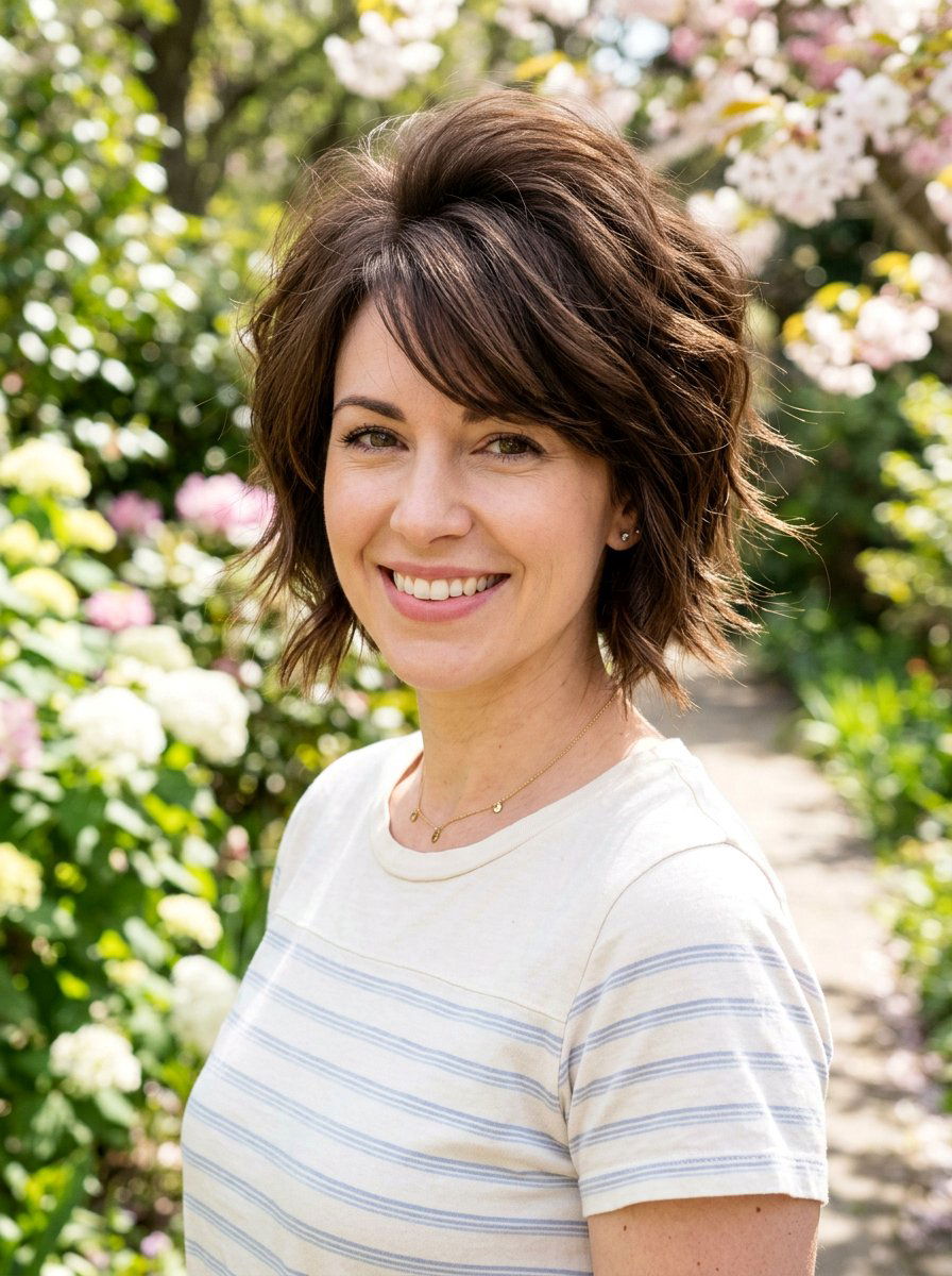 Short Layered Bob With Volume At Crown - 20 layered bob with volume at crown - 20 layered bob with volume at crown