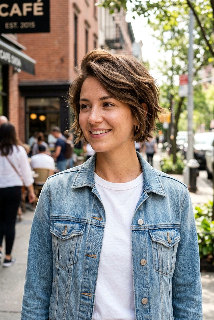 Short Layered Bob - 20 soccer mom bob with layers - 20 soccer mom bob with layers