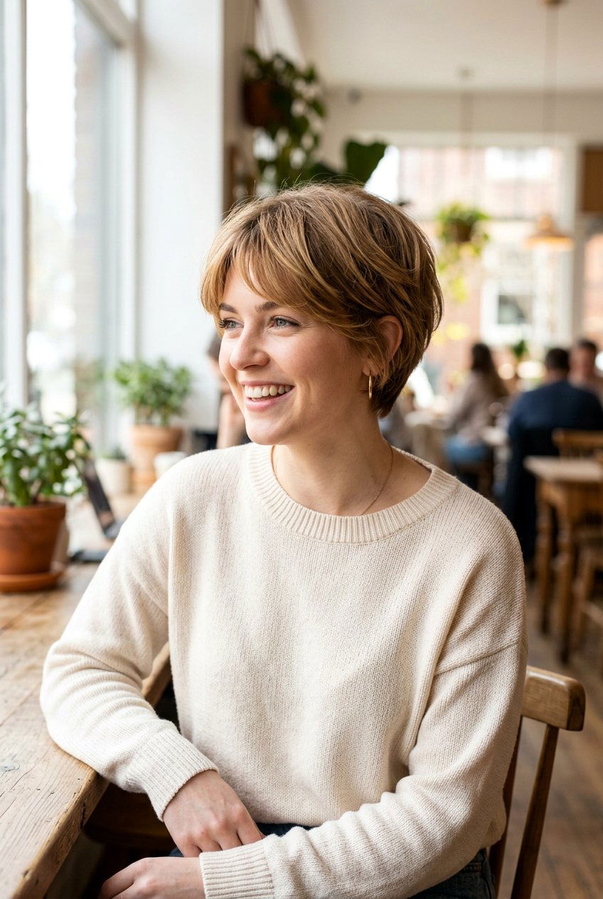 Short Layered Cut - 20 low maintenance haircut for naturally gray women - 20 low maintenance haircut for naturally gray women