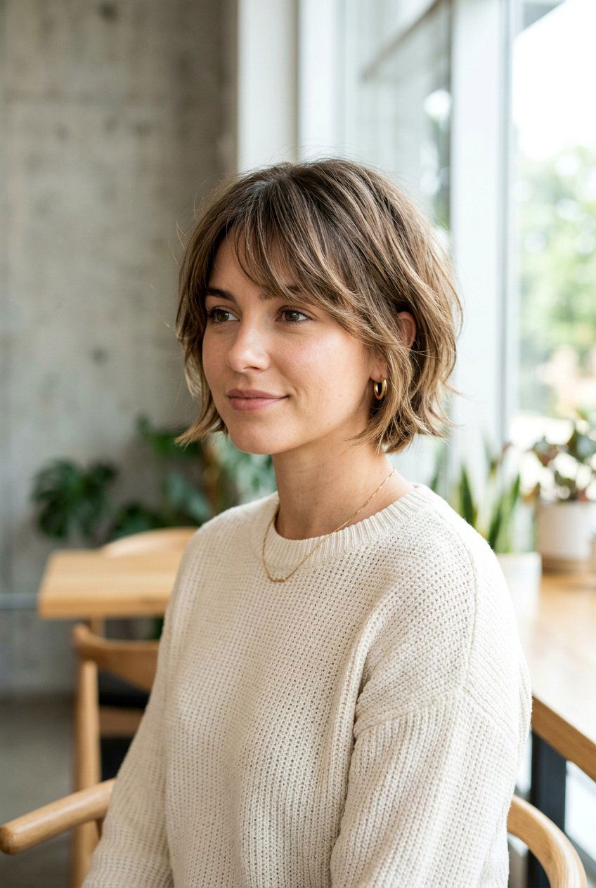 Short Layered Haircut With Side Bangs - 20 layered haircut with side bangs - 20 layered haircut with side bangs