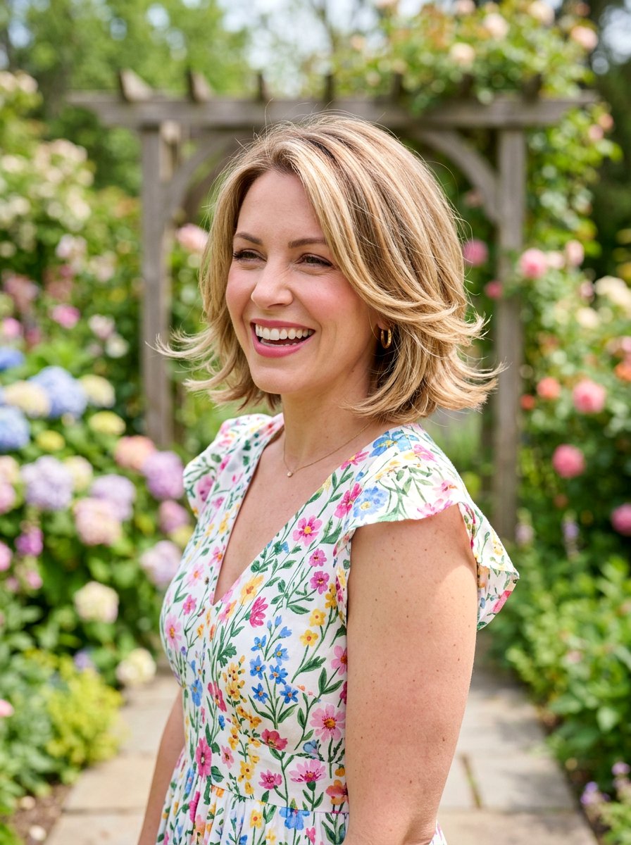 Short Layered Lob With Flipped Ends - 20 layered lob with flipped ends - 20 layered lob with flipped ends