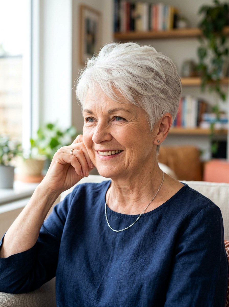 Short Layered Pixie Haircut For Women Over 70 - 20 short haircut for women over 70 with thin hair - 20 short haircut for women over 70 with thin hair