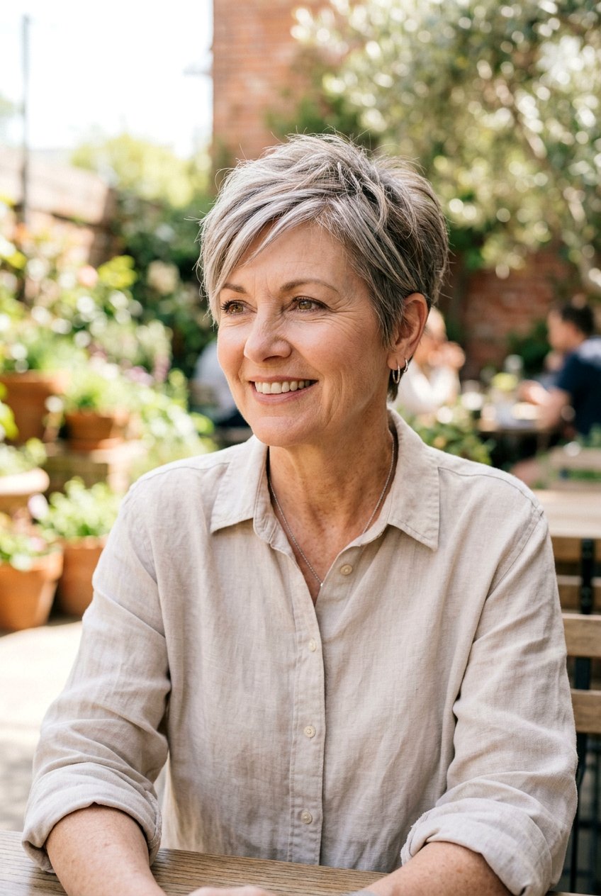 Short Layered Pixie Haircut - 20 best mature women haircut ideas - 20 best mature women haircut ideas