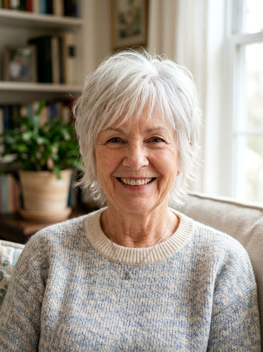 Short Layered Shag Haircut For Thin Hair Over 70 - 20 short haircut for women over 70 with thin hair - 20 short haircut for women over 70 with thin hair