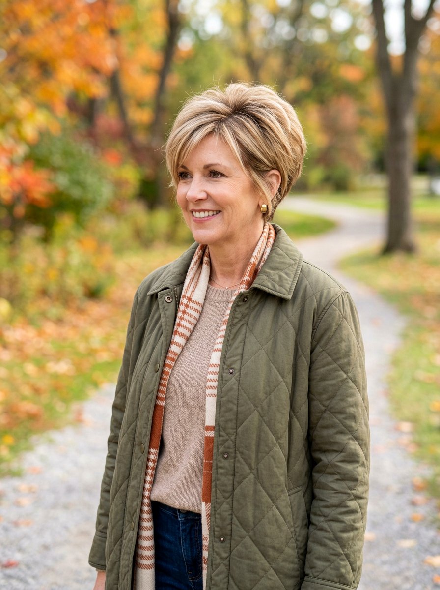 Short Layered Wedge Haircut - 20 flattering haircut for triangle face women - 20 flattering haircut for triangle face women