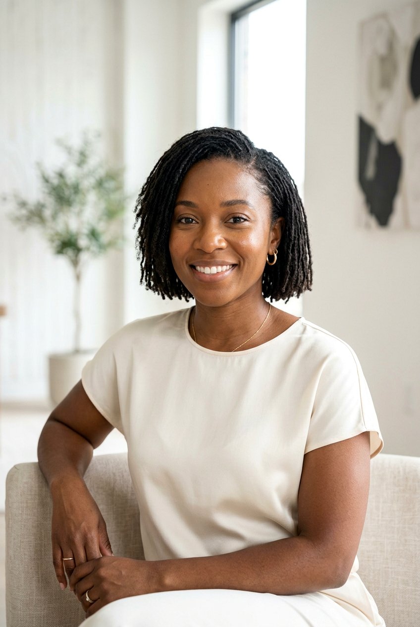 Short Microlocs Bob - 20 microlocs hairstyle ideas - 20 microlocs hairstyle ideas