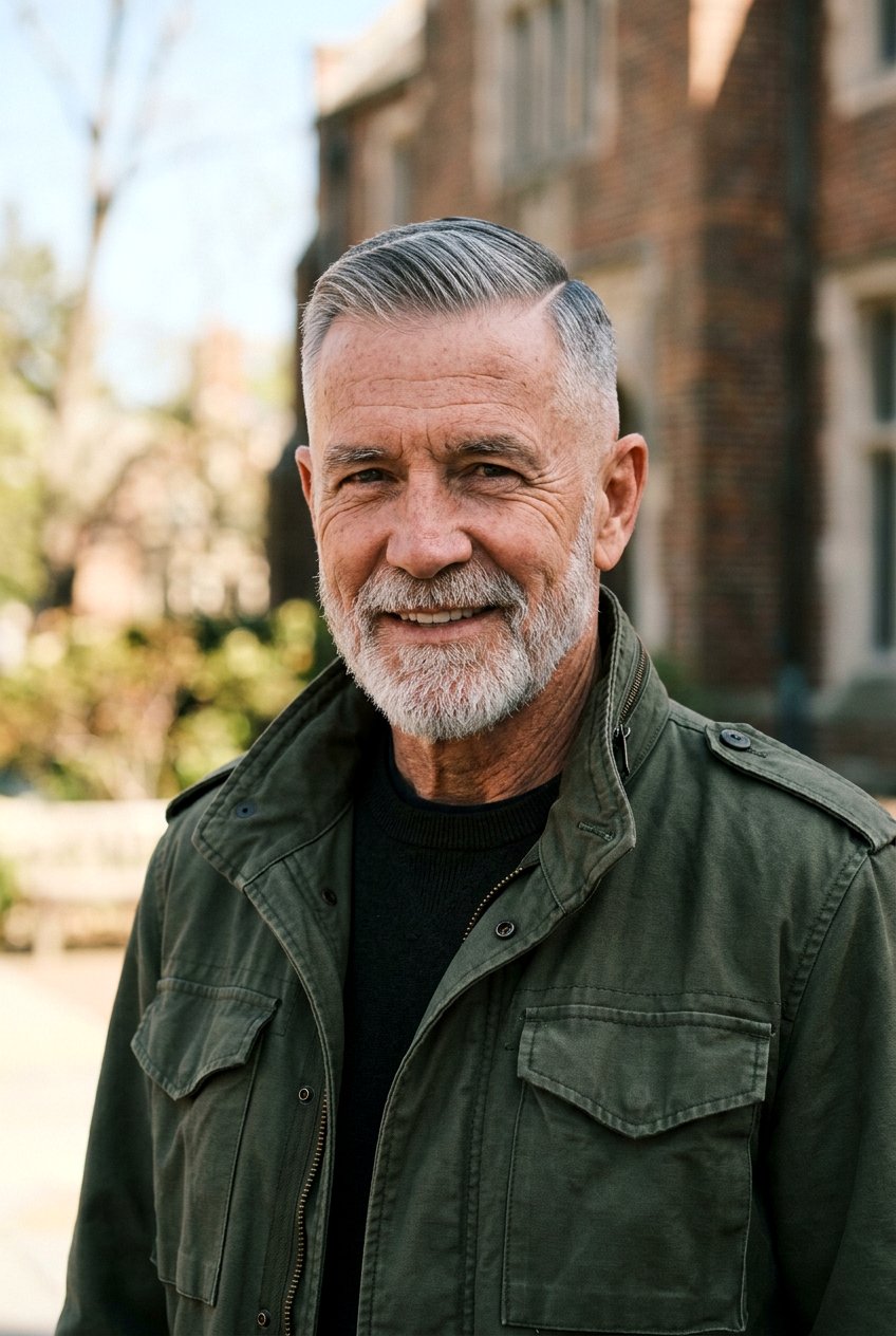 Short Military Taper - 20 comb over for older men - 20 comb over for older men