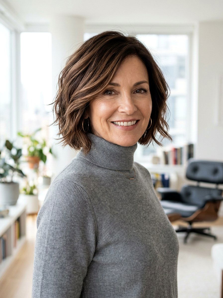 Short Mocha Balayage Bob - 20 soft mocha balayage for mature women - 20 soft mocha balayage for mature women