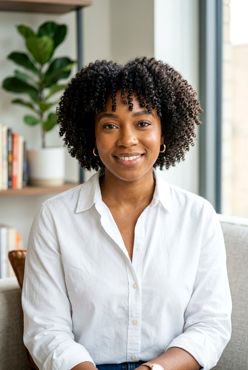 Short Natural Curly Afro Bob - 20 curly afro bob haircut - 20 curly afro bob haircut