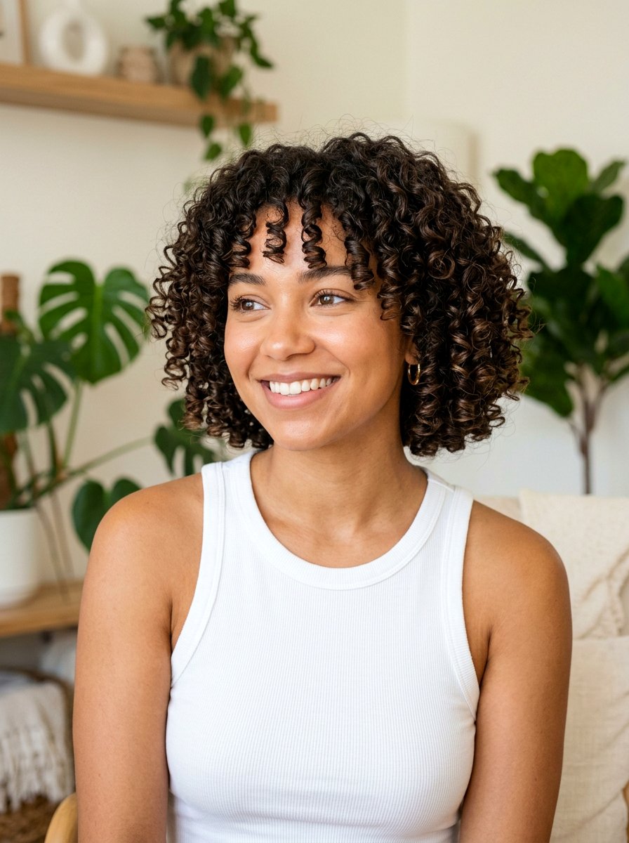 Short Natural Curly Bob - 20 wash and go bob for natural hair - 20 wash and go bob for natural hair