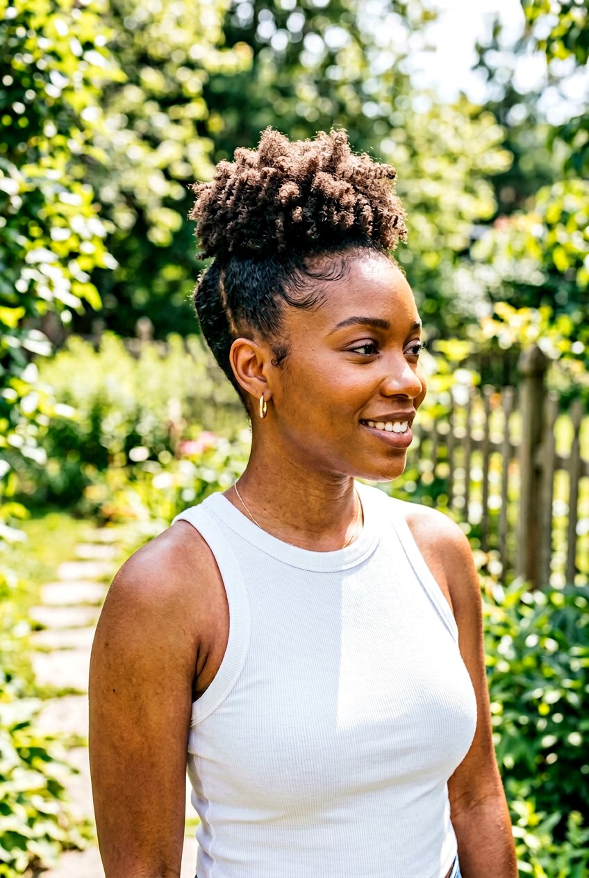 Short Natural Puff Ponytail - 20 natural puff ponytail hairstyle - 20 natural puff ponytail hairstyle