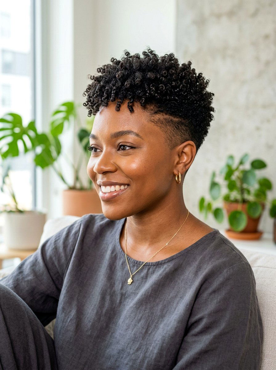 Short Natural Tapered Cut - 20 polished short haircut for women - 20 polished short haircut for women