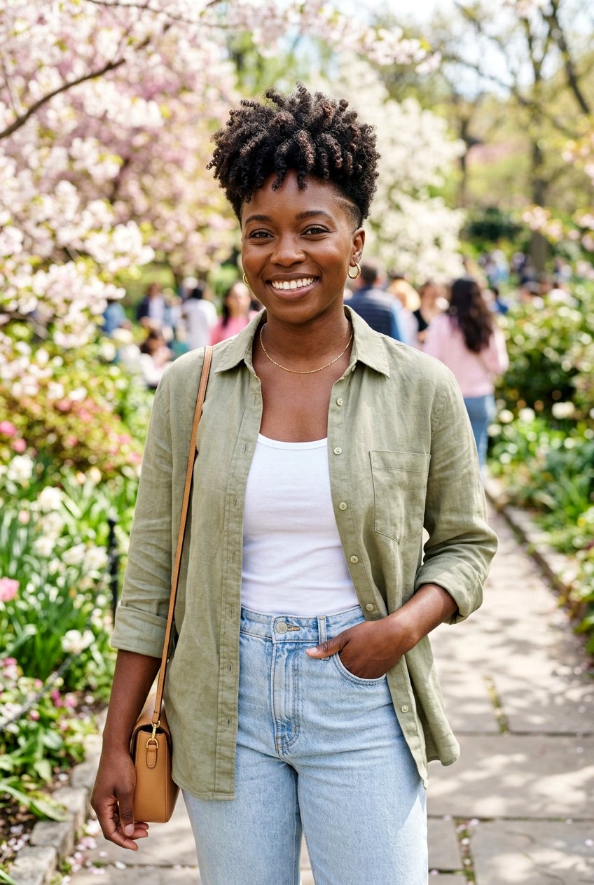 Short Natural Tapered Cut - 20 black women mature hairstyle ideas - 20 black women mature hairstyle ideas