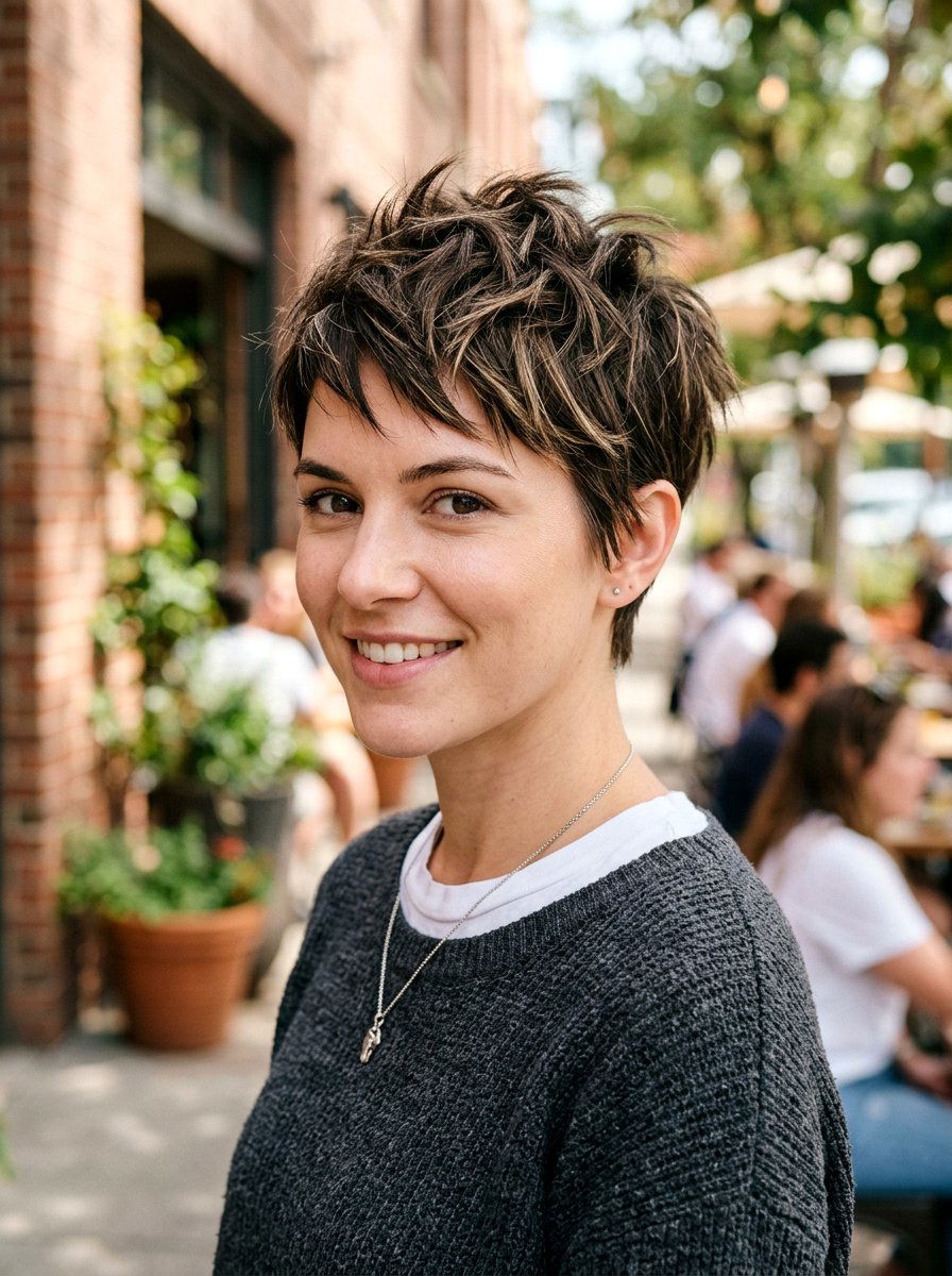 Short Piecey Pixie Haircut For Women - 20 piecey haircut for women - 20 piecey haircut for women