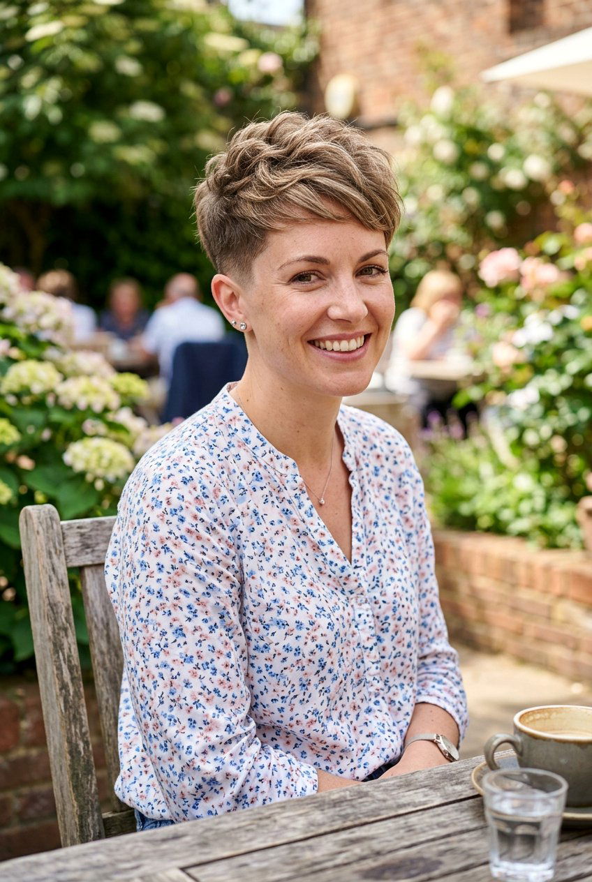 Short Pixie Cut - 20 low maintenance haircut for naturally gray women - 20 low maintenance haircut for naturally gray women