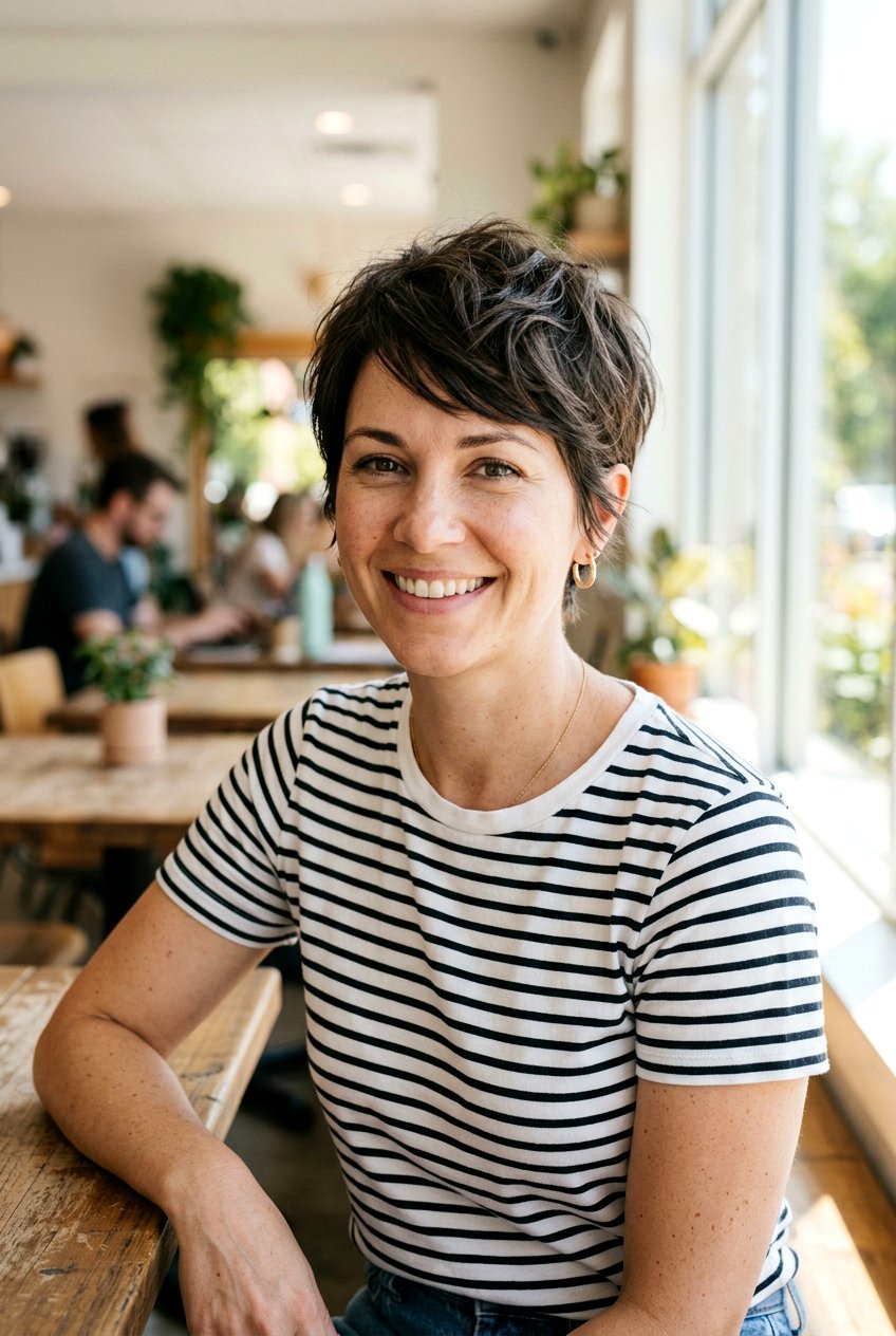 Short Pixie Cut - 20 moms haircut ideas for low maintenance - 20 moms haircut ideas for low maintenance