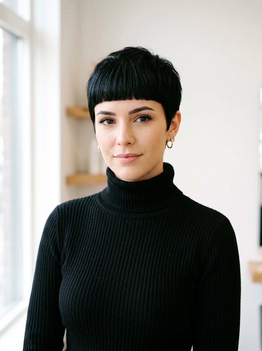 Short Pixie Haircut With Blunt Fringe - 20 elegant pixie haircut with fringe - 20 elegant pixie haircut with fringe