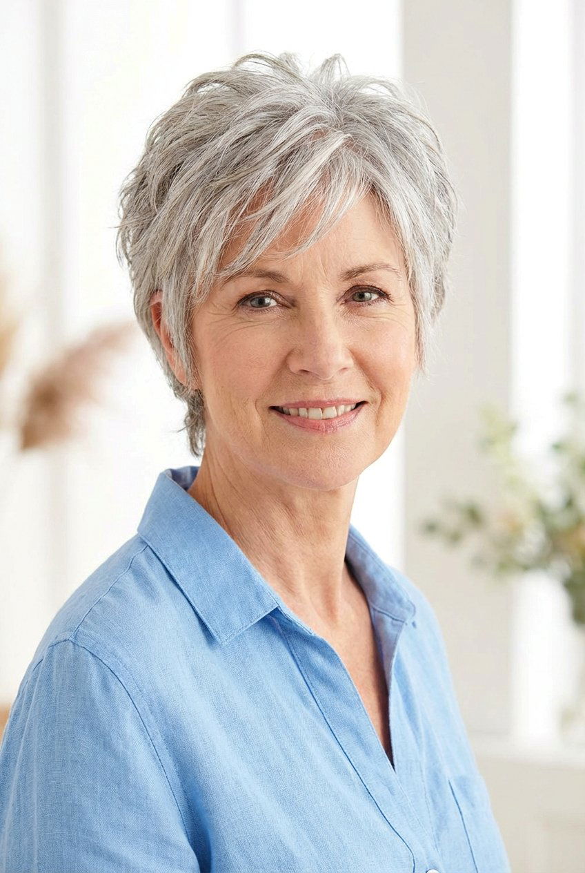 Short Pixie Haircut - 20 best haircuts for women over 60 - 20 best haircuts for women over 60