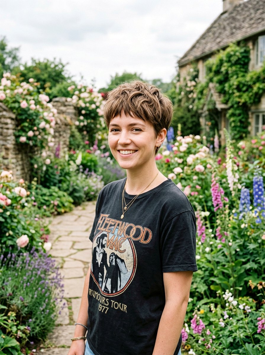 Short Pixie Shag Cottagecore Haircut - 20 cottagecore haircut ideas - 20 cottagecore haircut ideas