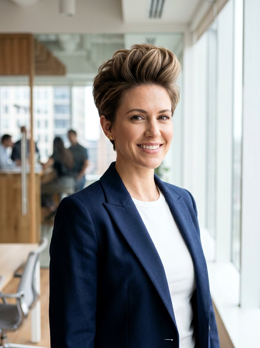 Short Pixie With Volume At Crown - 20 pixie cut with volume at crown - 20 pixie cut with volume at crown