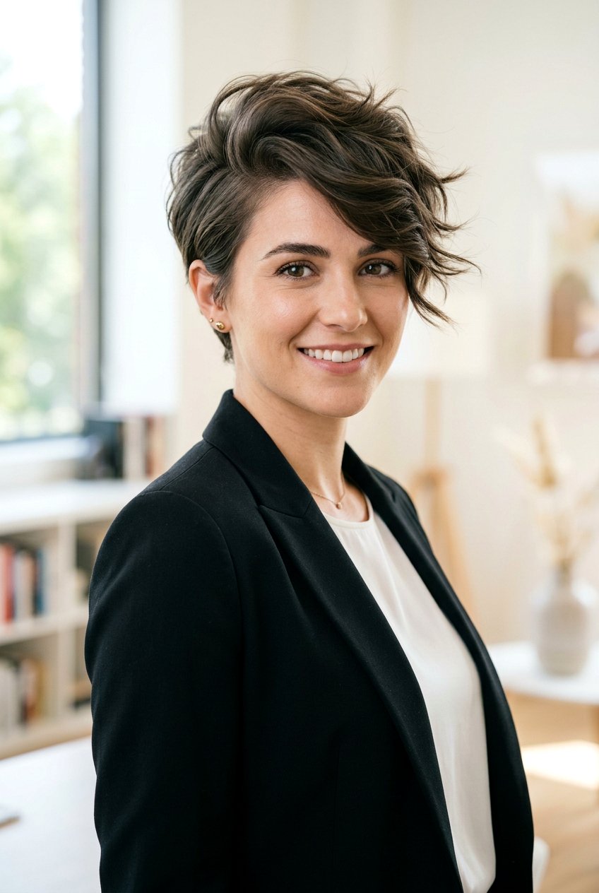 Short Pixie With Volume - 20 best graduation hairstyle ideas - 20 best graduation hairstyle ideas