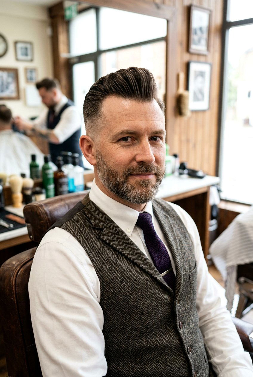 Short Pompadour Haircut For Receding Temples - 20 men haircut for receding temples - 20 men haircut for receding temples