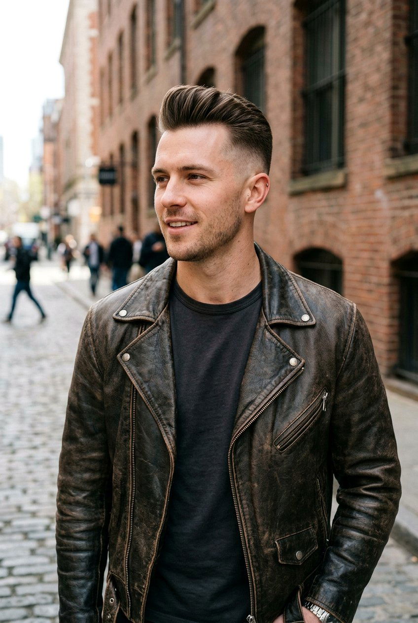 Short Pompadour Thin Crown - 20 men haircut for thin crown - 20 men haircut for thin crown