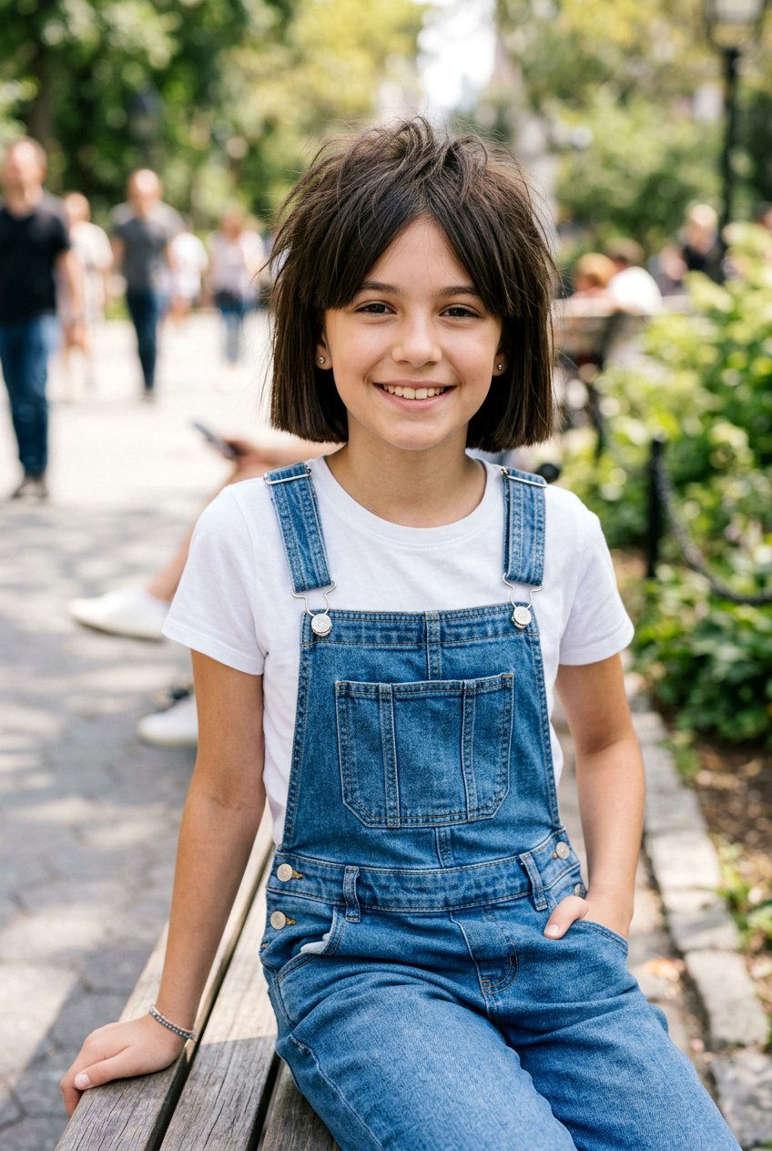 Short Scene Hair With Blunt Cut Ends - 20 scene layered haircut for girls - 20 scene layered haircut for girls