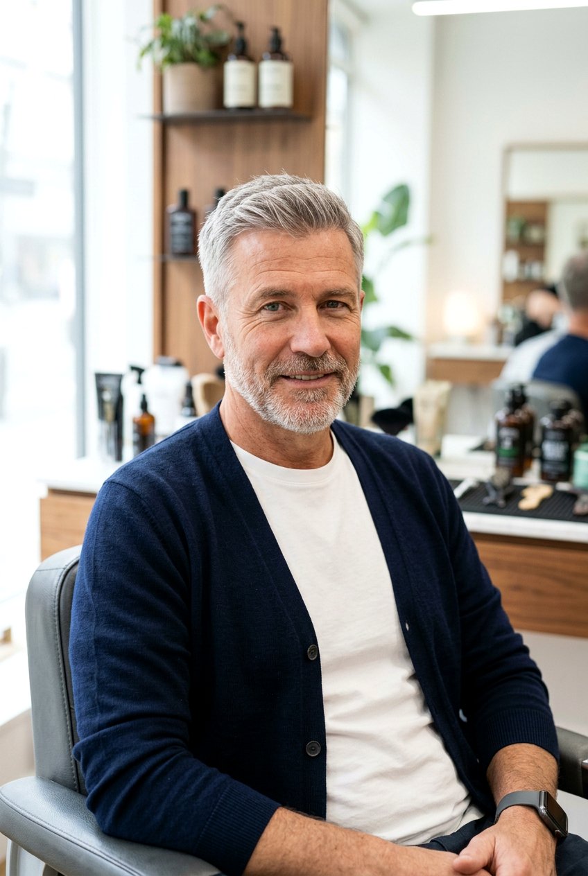 Short Scissor Cut Gray Hair - 20 men haircut ideas for gray hair - 20 men haircut ideas for gray hair