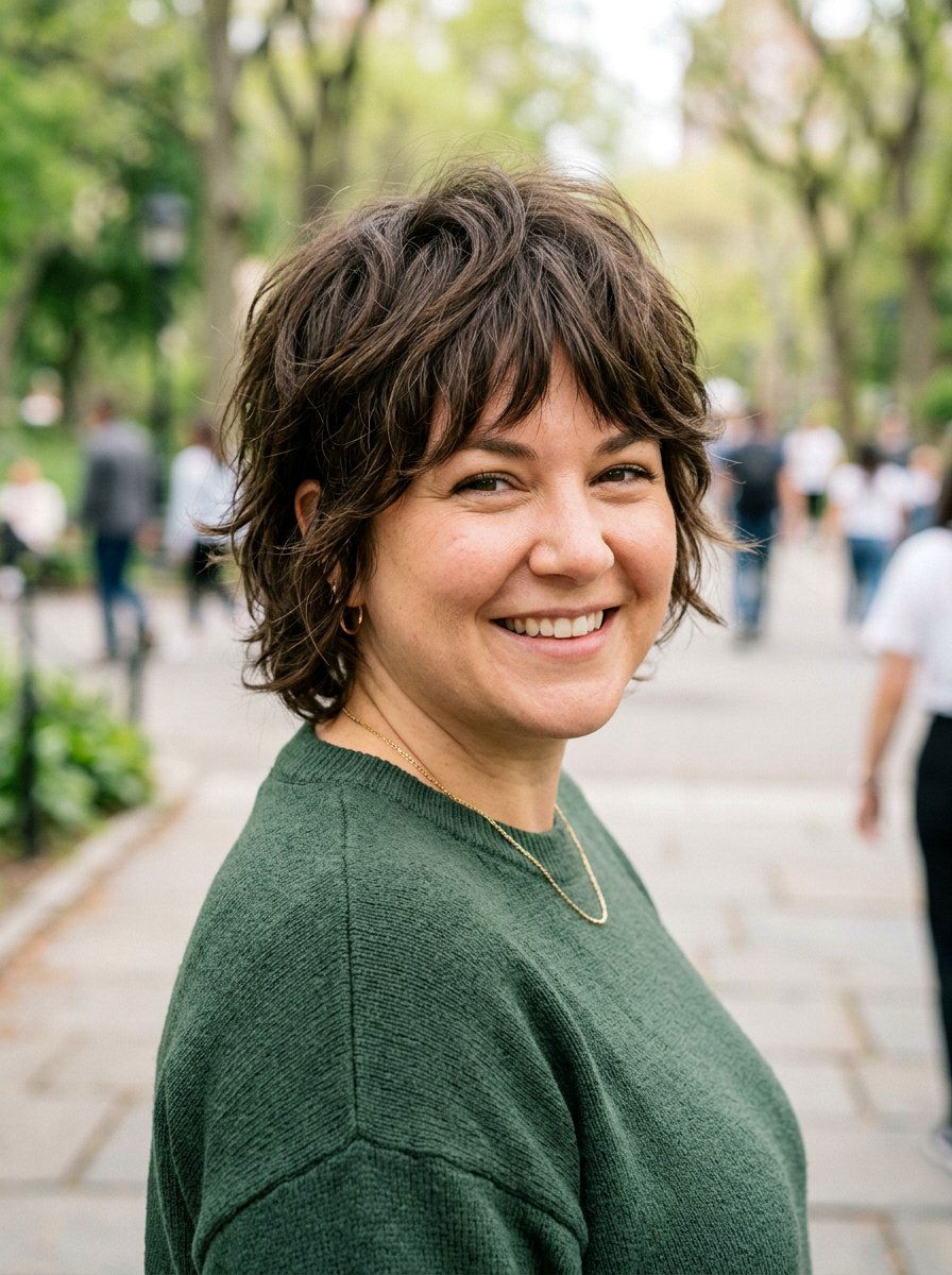 Short Shag Cut for Round Face Women - 20 short haircut for round chubby face women - 20 short haircut for round chubby face women