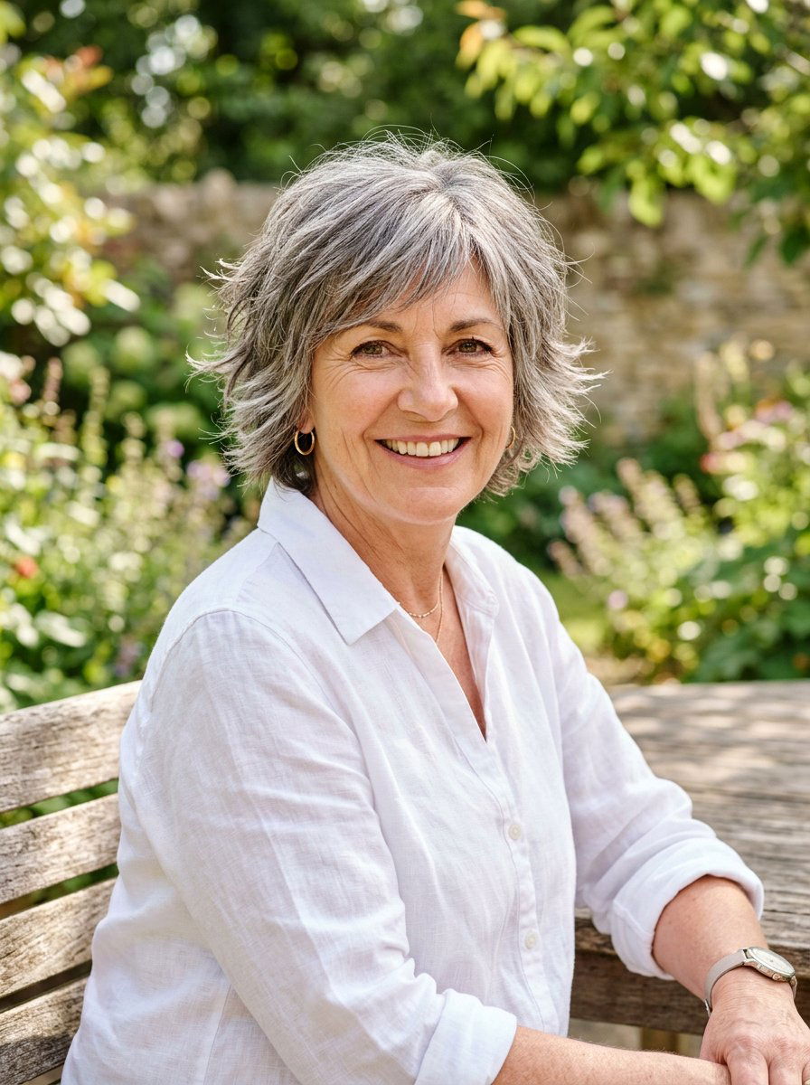 Short Shag Haircut - 20 easy hairstyle for mature women over 50 - 20 easy hairstyle for mature women over 50