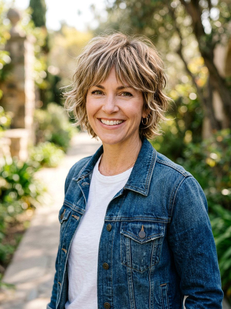 Short Shag Haircut - 20 short haircut for women over 40 - 20 short haircut for women over 40