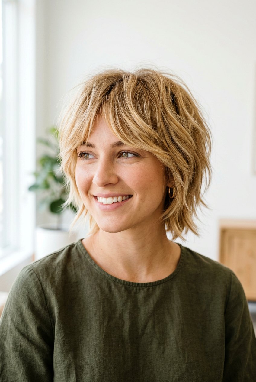 Short Shag Haircut - 20 low maintenance short haircuts - 20 low maintenance short haircuts