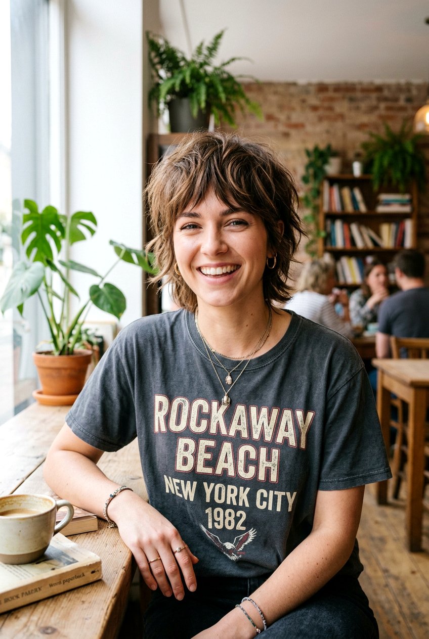 Short Shag Haircut - 20 bouncy hairstyle for fine hair women - 20 bouncy hairstyle for fine hair women