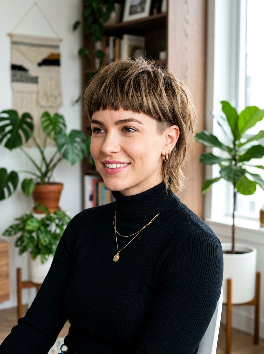 Short Shag Haircut With Bangs - 20 elegant shag haircut for older women - 20 elegant shag haircut for older women