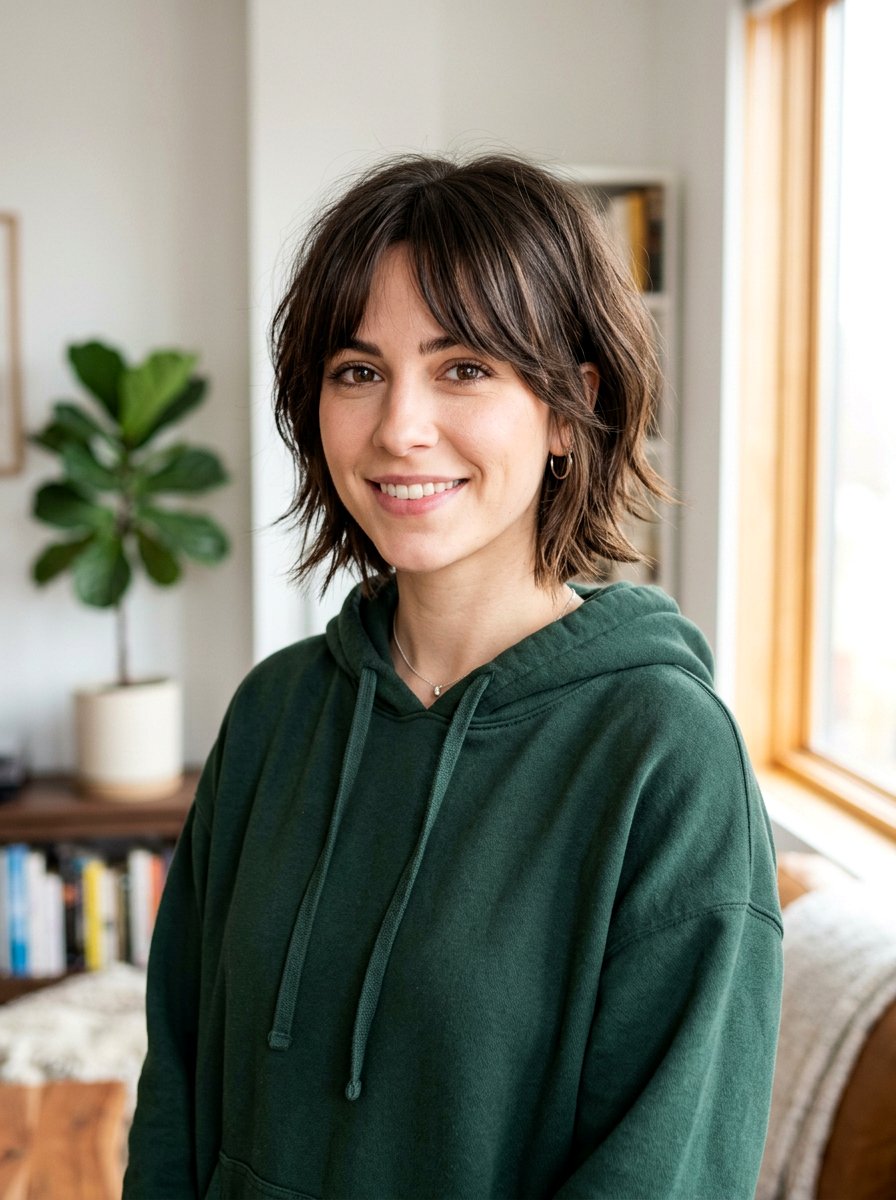 Short Shag With Bangs Haircut - 20 haircut to fix grown out shag - 20 haircut to fix grown out shag