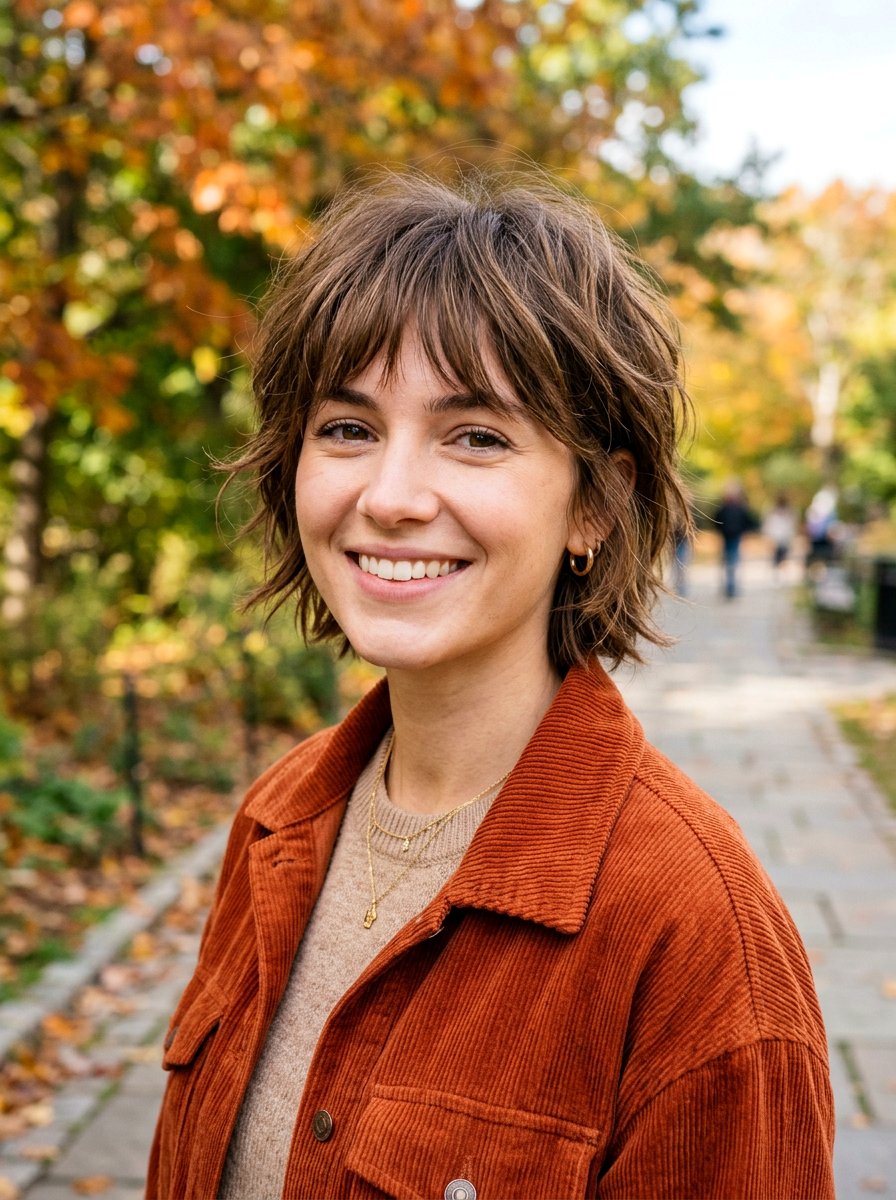 Short Shag With Wispy Bangs - 20 older women shag haircut ideas - 20 older women shag haircut ideas